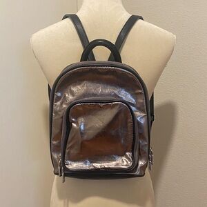 INC International Concepts metallic Color with black trim Backpack